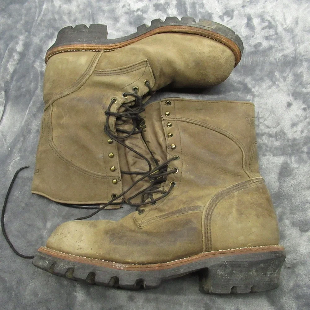 Red Wing Logger Boots Mens 11 Waterproof Gore‎ Tex Work Steel Toe USA 2292 RARE